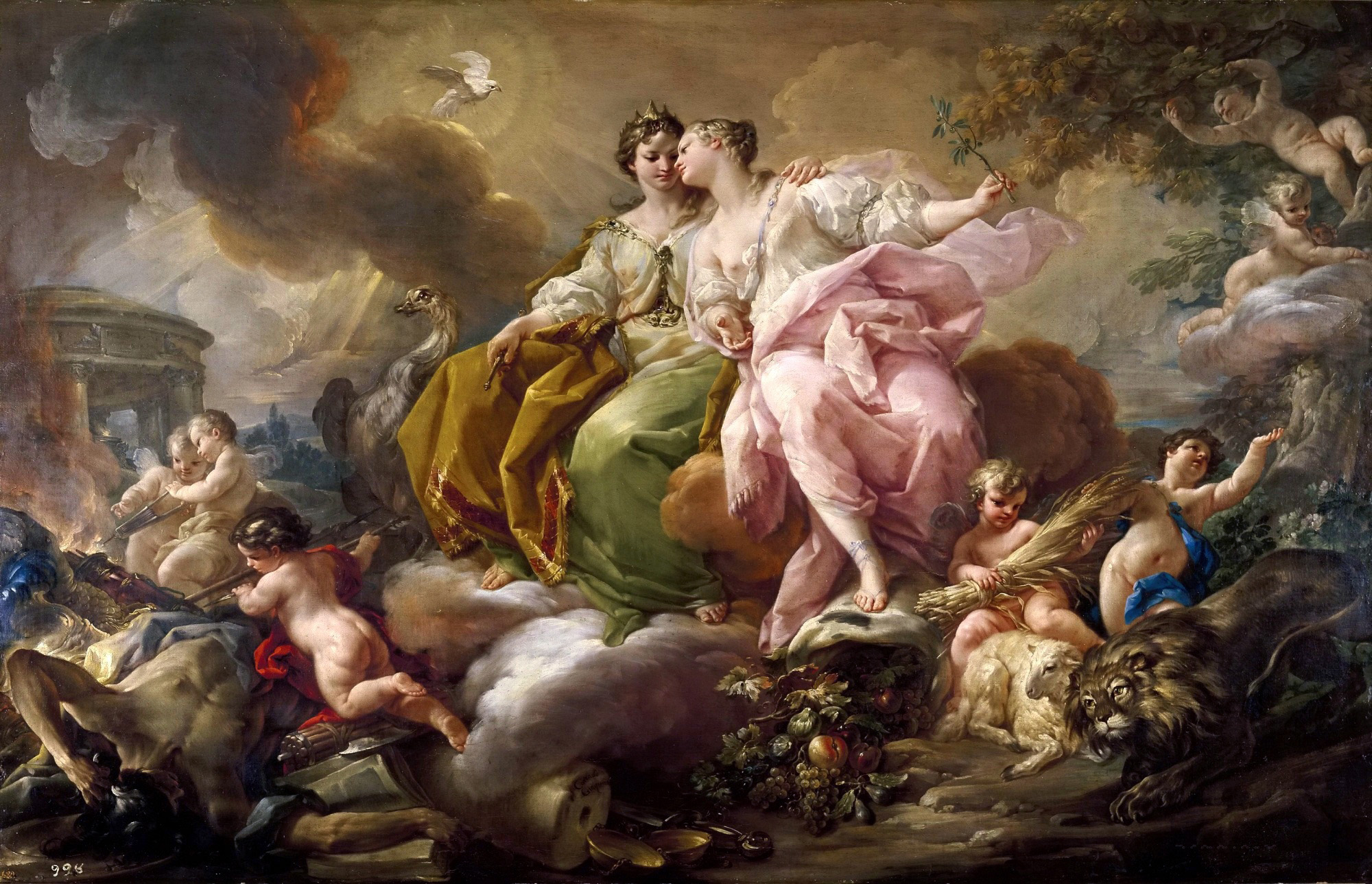 allegories of justice and peace